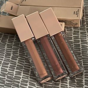 3 KKW Beauty nude lipgloss